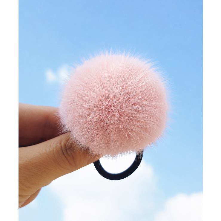 レディースふわふわ可愛い髪飾りモコモコボリュームファーポニー 秋冬トレンド ワン… | SUNSHINE CLOSET | 詳細画像17 