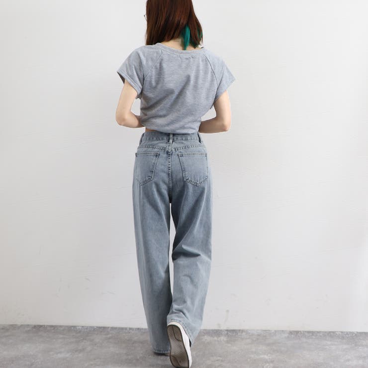 ダメージ デニムパンツ レディース着やせ | SUNSHINE CLOSET | 詳細画像15 