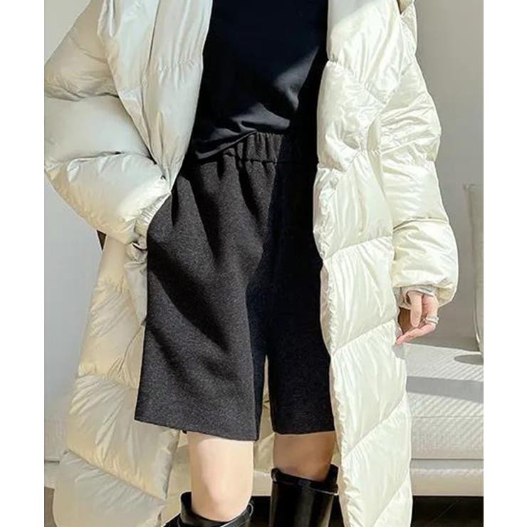 ウール風ハーフパンツ５分丈ワイドパンツ | SUNSHINE CLOSET | 詳細画像9 