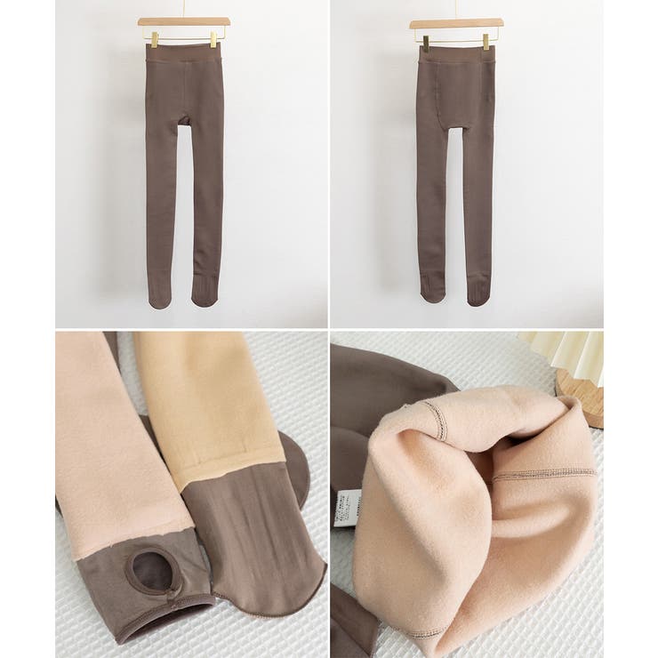 裏起毛タイツ 透けて見えるフェイクタイツ | SUNSHINE CLOSET | 詳細画像3 