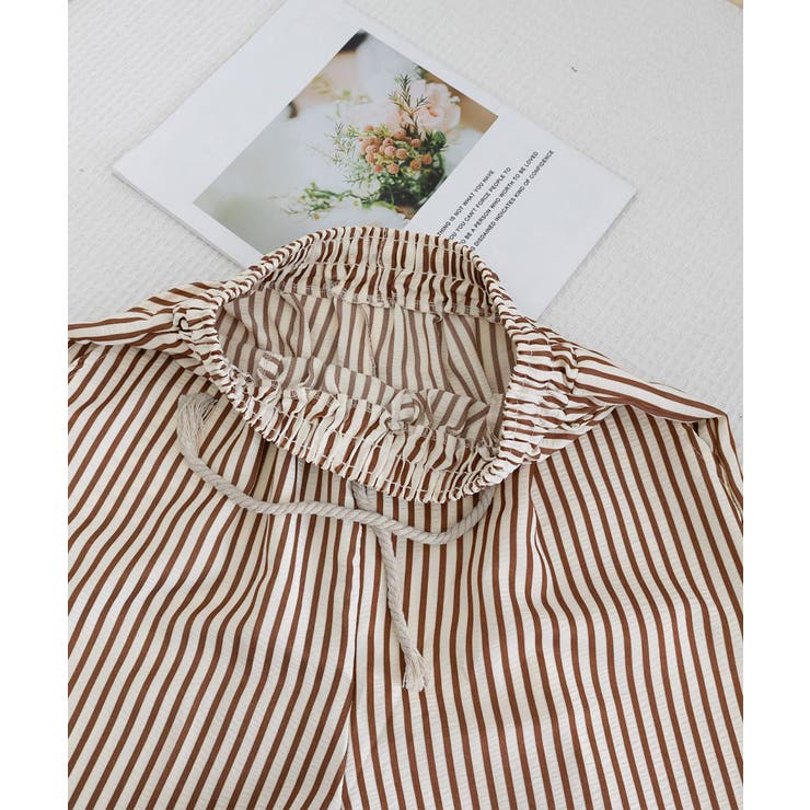 ストライプセミワイドパンツ ハイウエスト | SUNSHINE CLOSET | 詳細画像32 