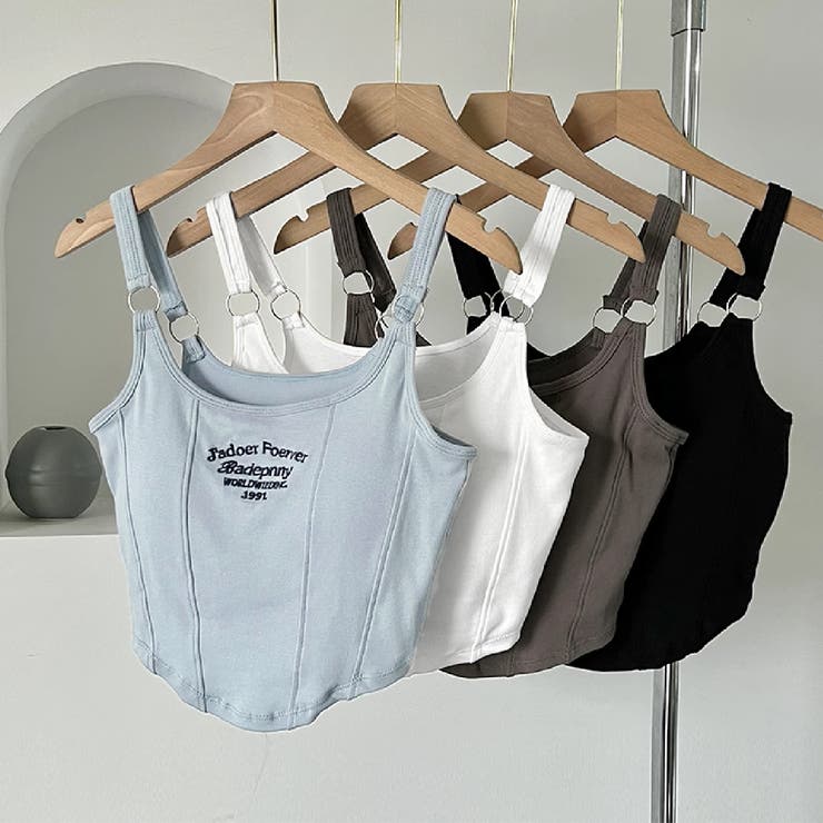 【大幅値下げ】kloset クロセット ビスチェ ショート丈　タンクトップ　春夏 クロップド丈 タンクトップ 背中見せ ブラトップ カップ付き