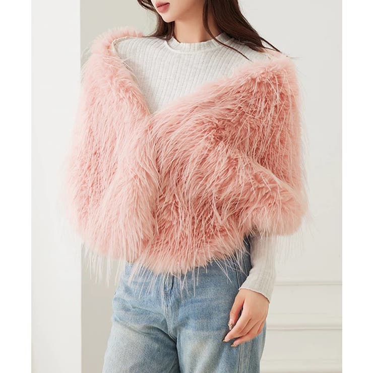 ファーケープ ファーショール 防寒肩掛け | SUNSHINE CLOSET | 詳細画像4 