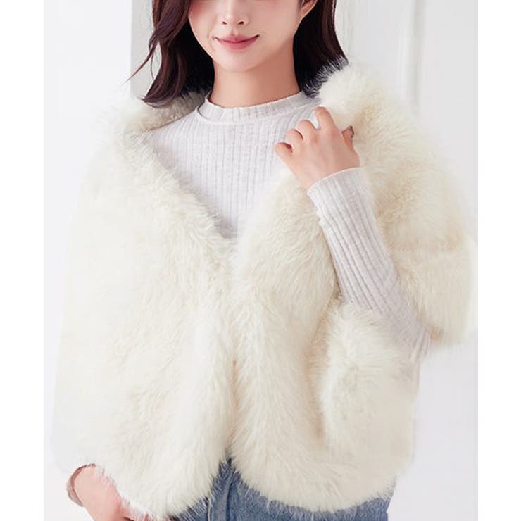 ファーケープ ファーショール 防寒肩掛け | SUNSHINE CLOSET | 詳細画像6 