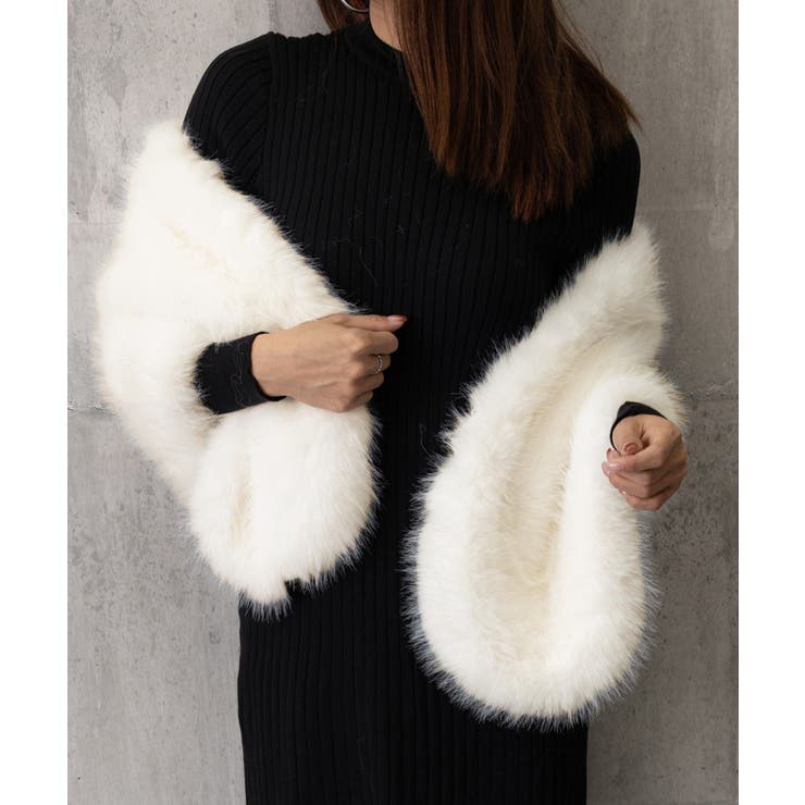 ファーケープ ファーショール 防寒肩掛け | SUNSHINE CLOSET | 詳細画像7 