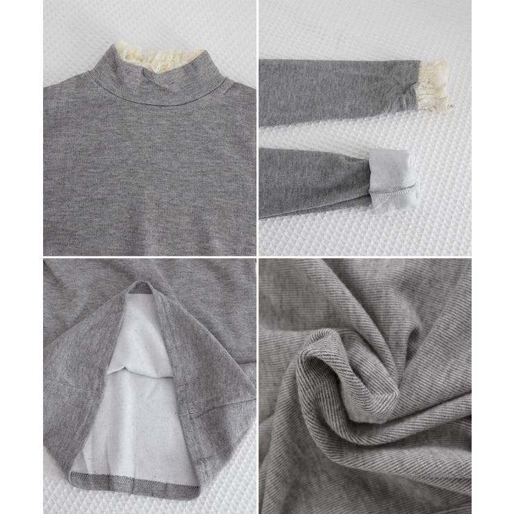 レースフリル付きハイネックリブニットソー | SUNSHINE CLOSET | 詳細画像31 