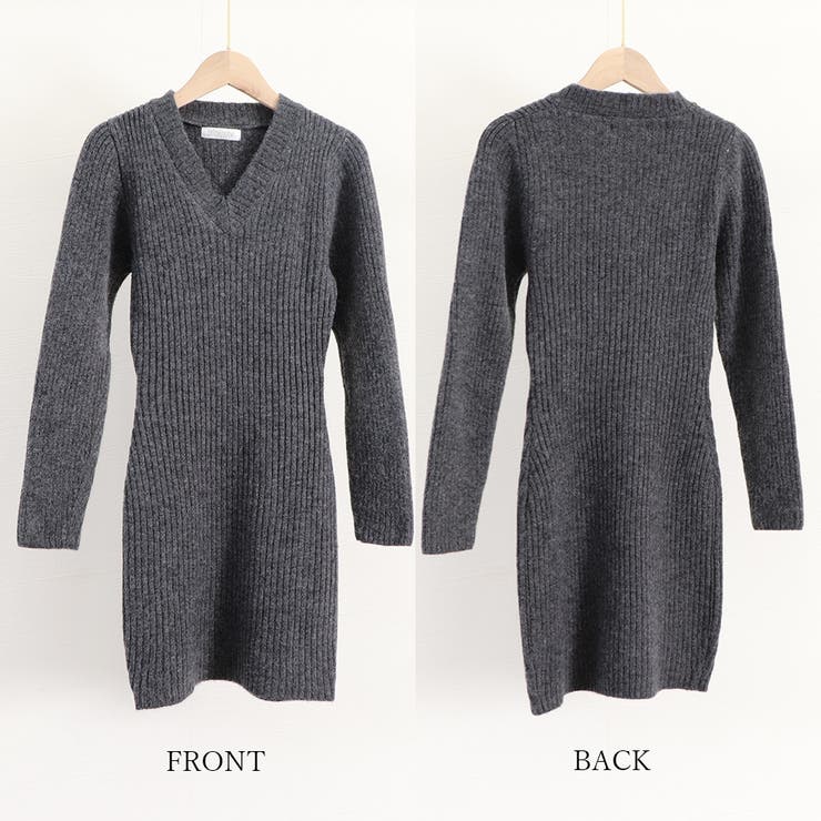 ミニニットワンピース スリムフィット韓国 | SUNSHINE CLOSET | 詳細画像19 