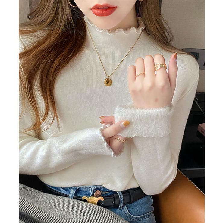 裏起毛ハイネックニットトップスレディース | SUNSHINE CLOSET | 詳細画像1 