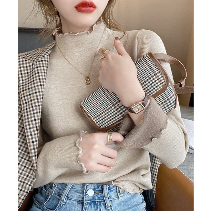 裏起毛ハイネックニットトップスレディース | SUNSHINE CLOSET | 詳細画像11 