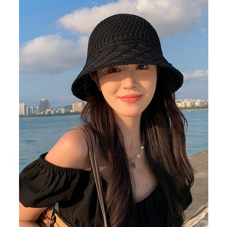 麦わら帽子 レディース バケットハット夏 | SUNSHINE CLOSET | 詳細画像2 