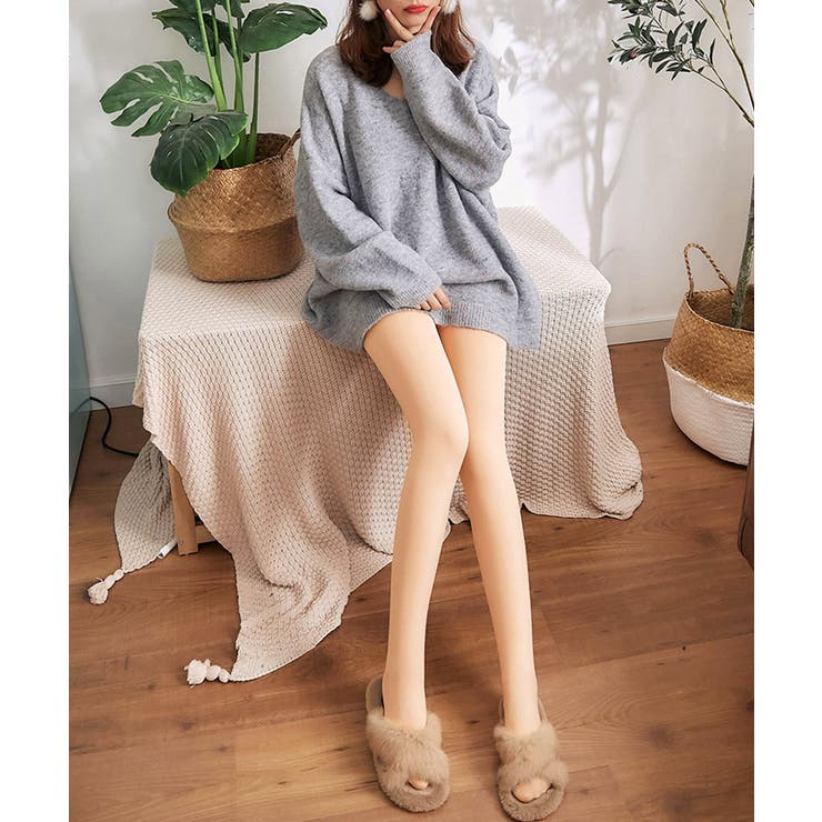 裏起毛フェイクタイツ 厚手トレンカ 美脚 | SUNSHINE CLOSET | 詳細画像16 
