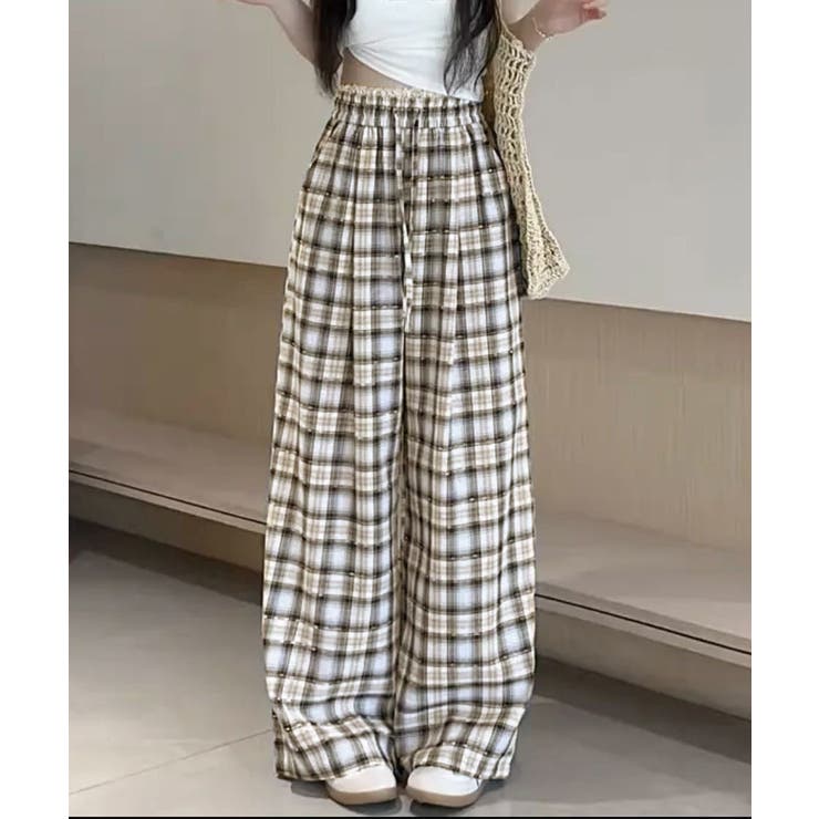 ハイウエストイージーパンツ ウエストゴム リラックスパンツ楽ちん | SUNSHINE CLOSET | 詳細画像8 
