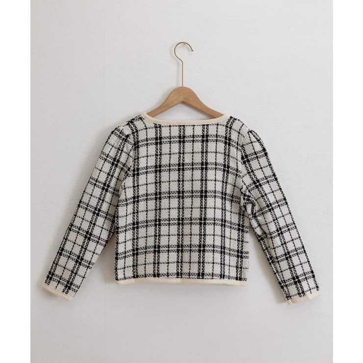 韓国風ツイードジャケット ライトアウター | SUNSHINE CLOSET | 詳細画像22 