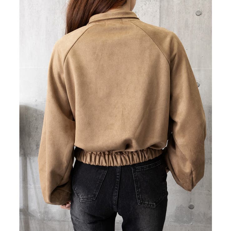 スエード調ジャケット韓国風ライトアウター | SUNSHINE CLOSET | 詳細画像26 