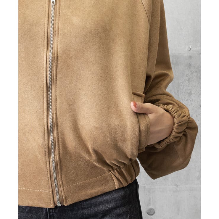 スエード調ジャケット韓国風ライトアウター | SUNSHINE CLOSET | 詳細画像27 