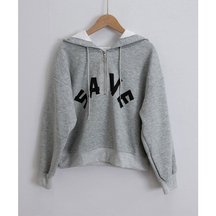 フード付きパーカーハーフジップフーディー | SUNSHINE CLOSET | 詳細画像18 