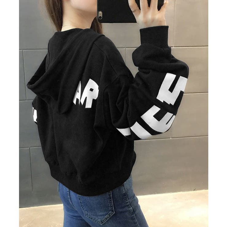 フード付きパーカーハーフジップフーディー | SUNSHINE CLOSET | 詳細画像6 