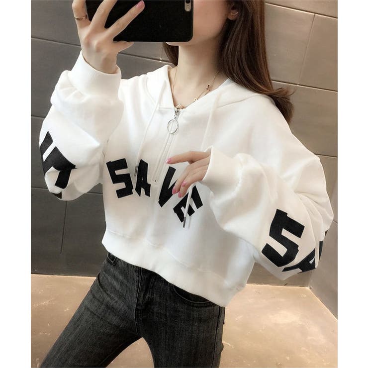 フード付きパーカーハーフジップフーディー | SUNSHINE CLOSET | 詳細画像8 