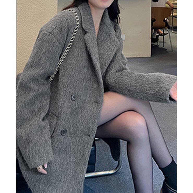ダブルブレストジャケット 大人カジュアル テーラードコート | SUNSHINE CLOSET | 詳細画像10 