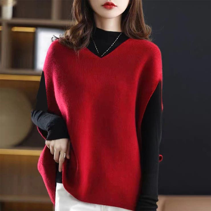 ニットベスト レディースチョッキ 重ね着 | SUNSHINE CLOSET | 詳細画像14 