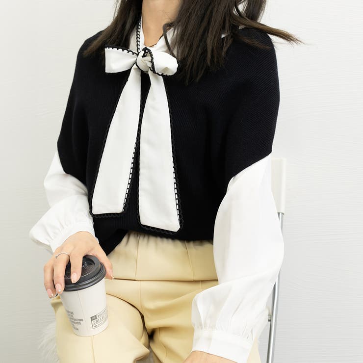 ニットベスト レディースチョッキ 重ね着 | SUNSHINE CLOSET | 詳細画像16 