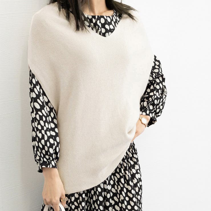 ニットベスト レディースチョッキ 重ね着 | SUNSHINE CLOSET | 詳細画像20 