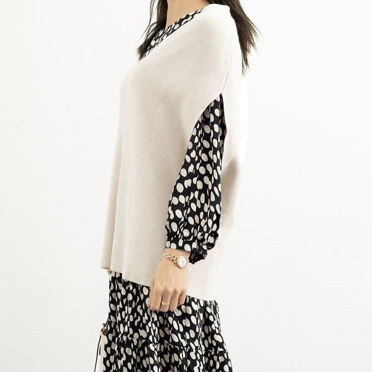 ニットベスト レディースチョッキ 重ね着 | SUNSHINE CLOSET | 詳細画像22 