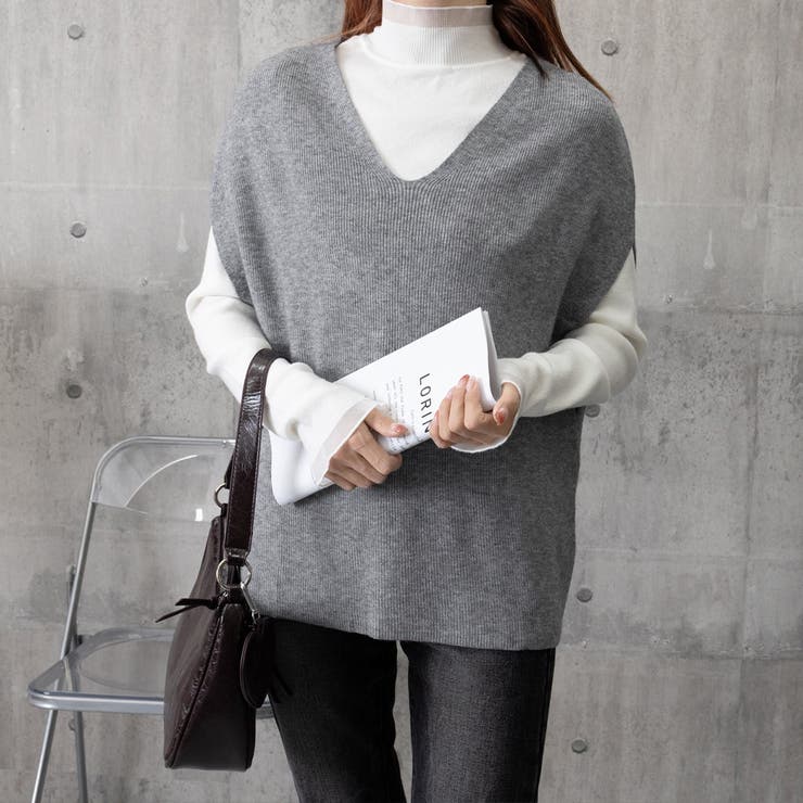 ニットベスト レディースチョッキ 重ね着 | SUNSHINE CLOSET | 詳細画像7 