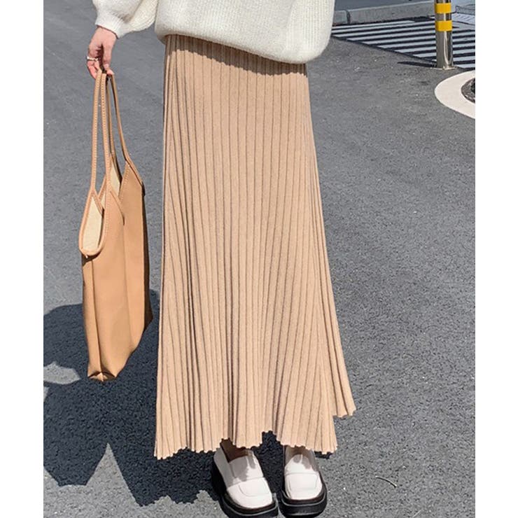 プリーツスカートフレアニットスカート秋冬 | SUNSHINE CLOSET | 詳細画像2 