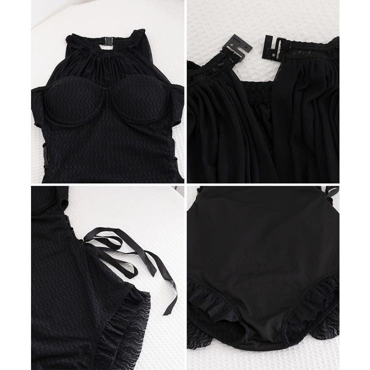 オールインワン水着 サイドレースアップ セクシー小胸盛れる水着 | SUNSHINE CLOSET | 詳細画像13 