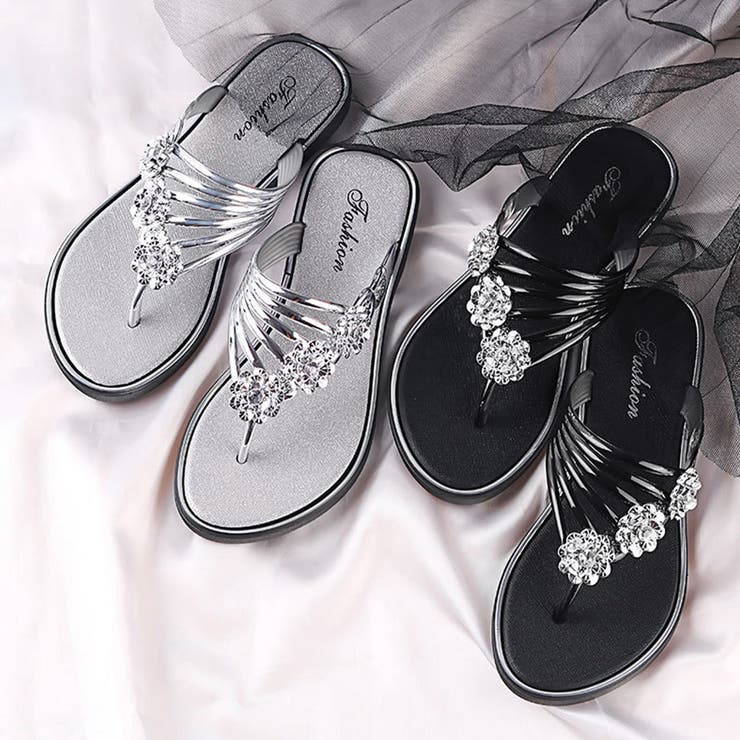 フラワートングサンダル レディース 夏靴 | SUNSHINE CLOSET | 詳細画像10 