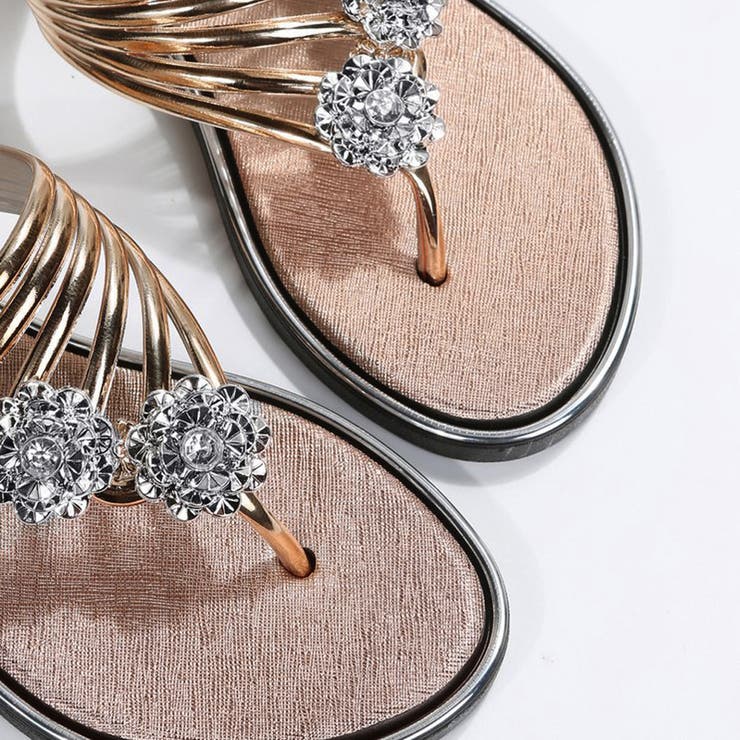 フラワートングサンダル レディース 夏靴 | SUNSHINE CLOSET | 詳細画像13 