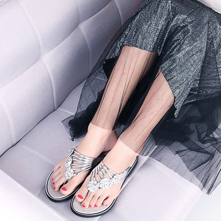 フラワートングサンダル レディース 夏靴 | SUNSHINE CLOSET | 詳細画像5 