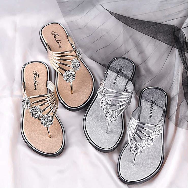 フラワートングサンダル レディース 夏靴 | SUNSHINE CLOSET | 詳細画像9 