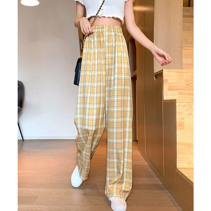 裏起毛チェック柄パンツ 裏ボアパンツ防寒 | SUNSHINE CLOSET | 詳細画像15 