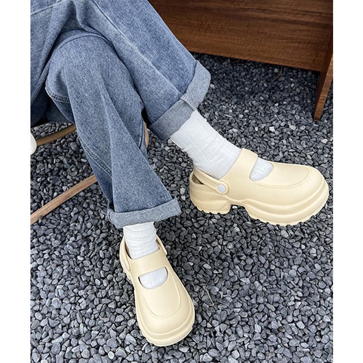 レディースプラットフォームシューズ 滑り止めシャワーサンダル履きやすい バックバ… | SUNSHINE CLOSET | 詳細画像12 
