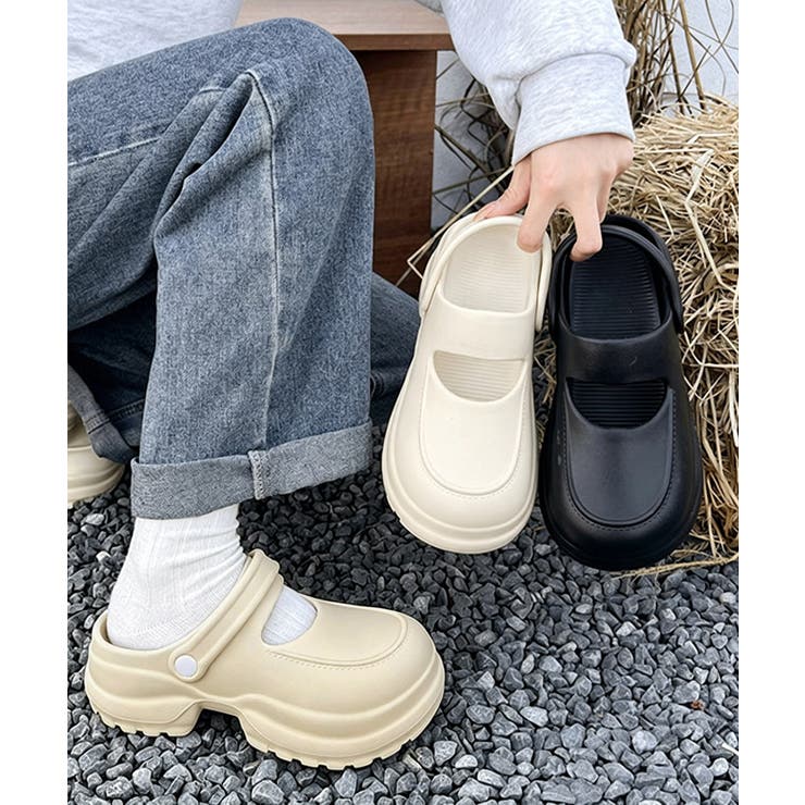レディースプラットフォームシューズ 滑り止めシャワーサンダル履きやすい バックバ… | SUNSHINE CLOSET | 詳細画像15 