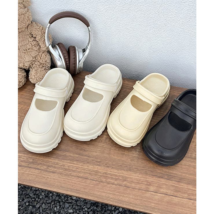 レディースプラットフォームシューズ 滑り止めシャワーサンダル履きやすい バックバ… | SUNSHINE CLOSET | 詳細画像17 