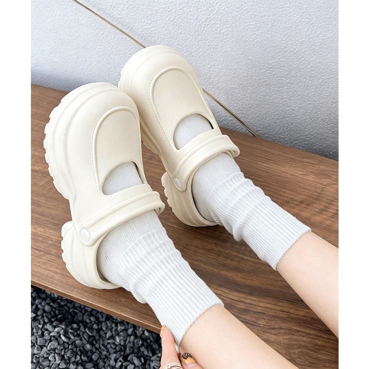 レディースプラットフォームシューズ 滑り止めシャワーサンダル履きやすい バックバ… | SUNSHINE CLOSET | 詳細画像9 