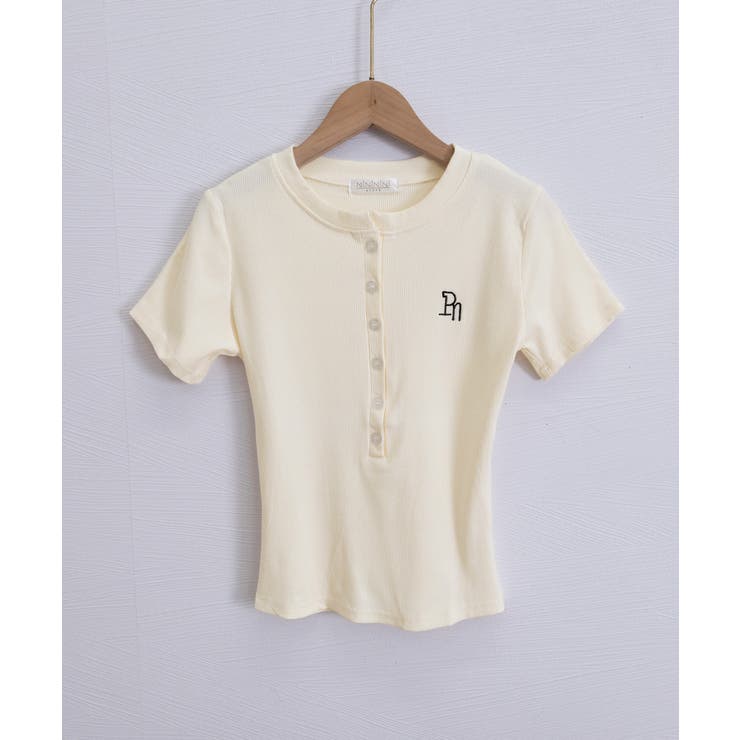 細見えリブトップス ハーフボタン コンパクトTシャツ | SUNSHINE CLOSET | 詳細画像23 