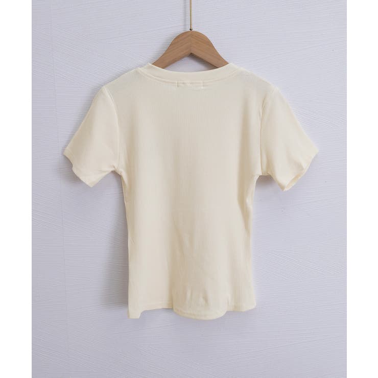 細見えリブトップス ハーフボタン コンパクトTシャツ | SUNSHINE CLOSET | 詳細画像24 