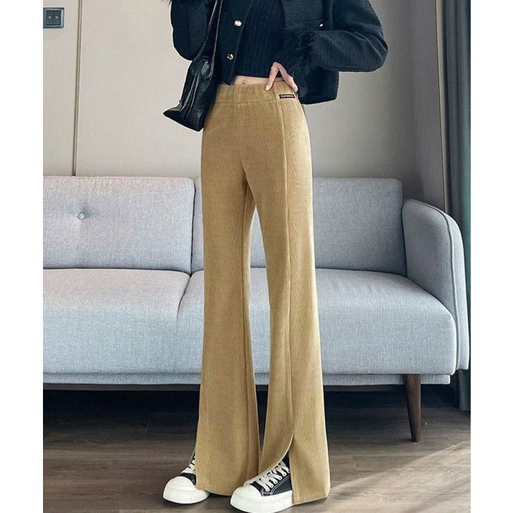 裏起毛コーデュロイパンツ微フレアパンツ冬 | SUNSHINE CLOSET | 詳細画像2 