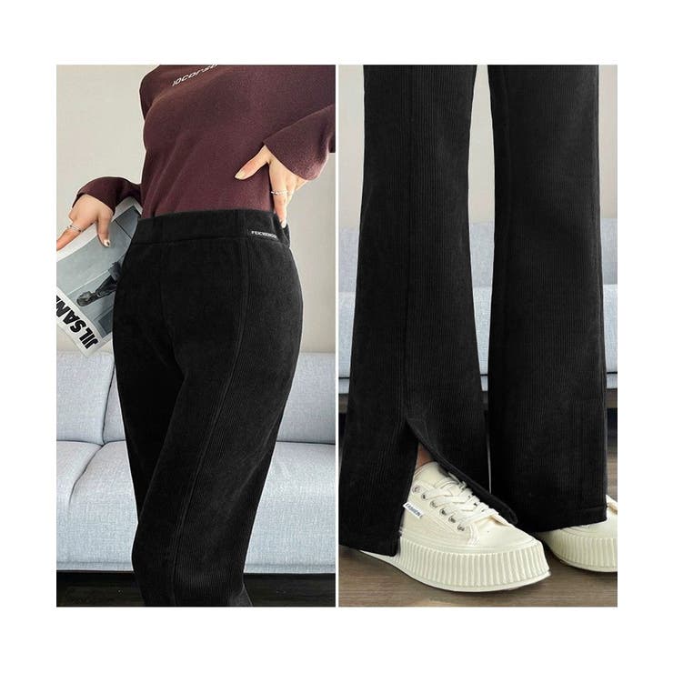 裏起毛コーデュロイパンツ微フレアパンツ冬 | SUNSHINE CLOSET | 詳細画像8 