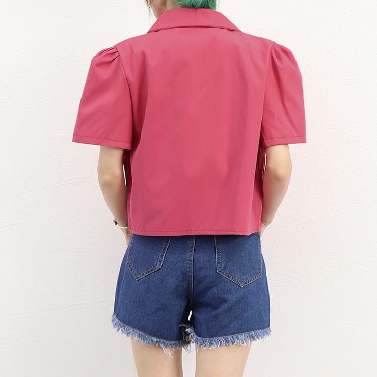 クロップド丈 半袖ジャケット レディース | SUNSHINE CLOSET | 詳細画像16 