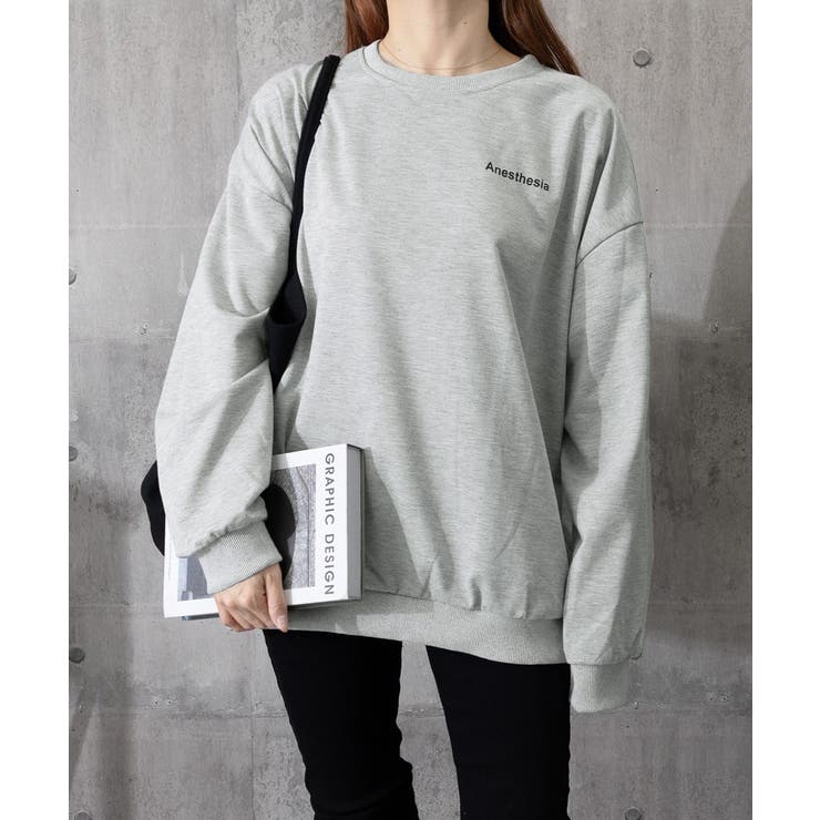 韓国風ロゴカットソーゆる ロングTシャツ | SUNSHINE CLOSET | 詳細画像12 