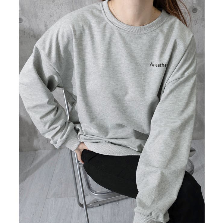 韓国風ロゴカットソーゆる ロングTシャツ | SUNSHINE CLOSET | 詳細画像13 