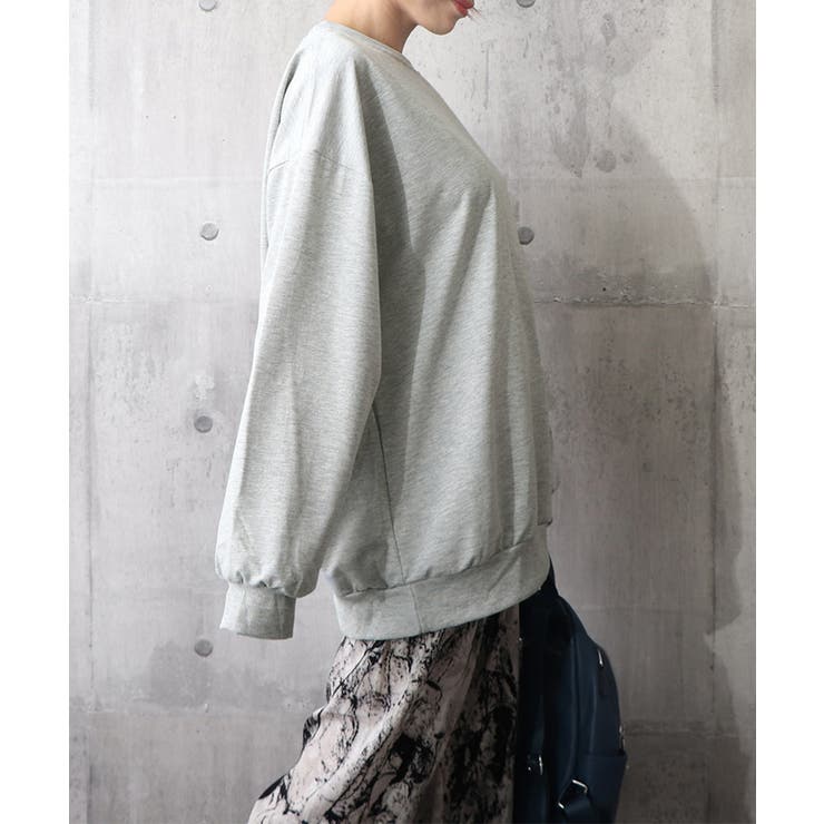 韓国風ロゴカットソーゆる ロングTシャツ | SUNSHINE CLOSET | 詳細画像18 