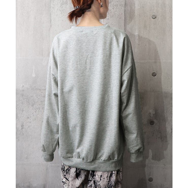 韓国風ロゴカットソーゆる ロングTシャツ | SUNSHINE CLOSET | 詳細画像19 