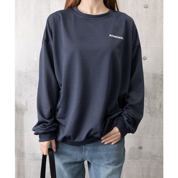 韓国風ロゴカットソーゆる ロングTシャツ | SUNSHINE CLOSET | 詳細画像5 