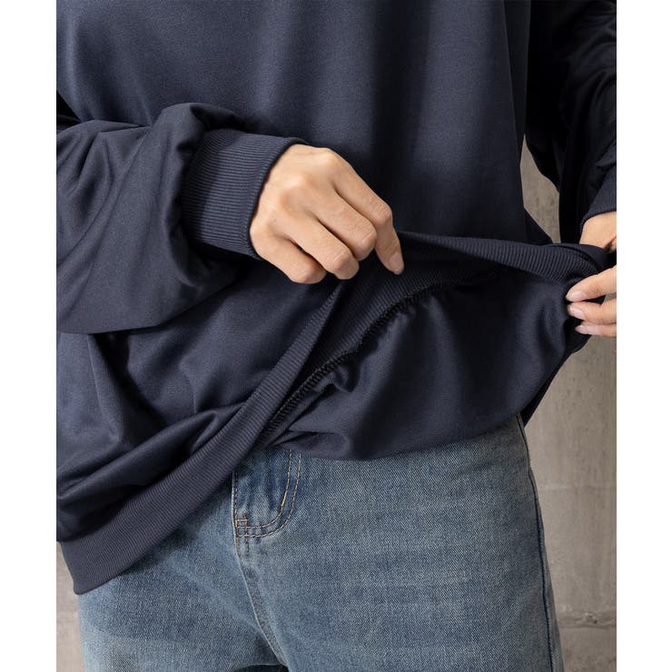 韓国風ロゴカットソーゆる ロングTシャツ | SUNSHINE CLOSET | 詳細画像6 